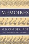 Jagt, M.B. van der - Memoires (Oud-Gouverneur van Soerakarta)
