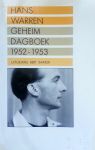 Warren, Hans - Geheim Dagboek 1952-1953 (Ex.1)