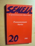 Tannehill, Robert C. (ed.) - Semeia 20. Pronouncement Stories