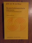 Moor, Prof. Dr. W de - De psychotherapeutische interventie 2.  De behandelingsstrategische fase.