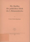 Christian Eggenberger - Die Quellen der politischen Ethik des 1. Klemensbriefes