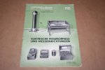  - Catalogus - Elektrsiche Messnormale und Messeinrichtungen - Hartmann & Braun 1950
