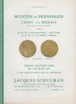 Fa. J. Schulman - Schulman veilingcatalogus 232 9-12 maart 1959 - Munten en penningen a.o. G. Lewandwsky New York em mr J.P.E. Menso Ermelo