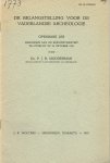 Modderman, P.J.R. - De belangstelling voor de vaderlandse archeologie : openbare les, gehouden aan de Rijksuniversiteit te Utrecht op 28 oktober 1955