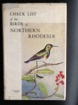 Benson, C. W. & White, C. M. N. - Check List of the Birds of Northern Rhodesia