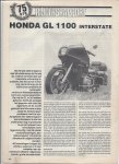  - Honda GL 1100 Interstate - rijdersrapport