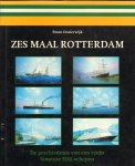 Oosterwijk, Bram - Zes Maal Rotterdam (De geschiedenis van een reeks fameuze Holland-Amerika-Lijn-schepen), 464 pag. hardcover + stofomslag, zeer goede staat