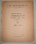 Teding van Berkhout, H  en anderen - Gedenkboek 1883 - 1933