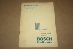  - 100 recepten en goede raad voor de Bosch Koelkasten (ca 1955)