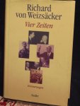Weizsäcker, Richard von - Vier Zeiten ; Erinnerungen