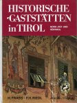 FRASS, H. RIEDL, F.H. - Historische Gaststätten in Tirol