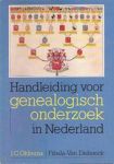OKKEMA, J.C. - Handleiding voor genealogisch onderzoek in Nederland.