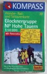  - Glocknergruppe / Nationalpark Hohe Tauern 39 : 50 000 mit Panorama / Wander-, Rad- und Skitourenkarte