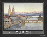 - Zürich & See  Souvenir-Album mit 28 Ansichten