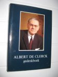  - Albert De Clerck. Gedenkboek.