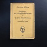 Gudeman, Alfred: - Geschichte der lateinischen Literatur - Teil II - Die Kaiserzeit bis Habrian - Sammlung Göschen ; Band 866