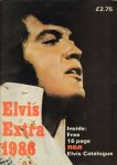 Diverse auteurs - Elvis Extra 1986 , engelstalig magazine met o.a. 16 page RCA Elvis Catalogue , softcover , goede staat (klein vouwtje hoek achterkant