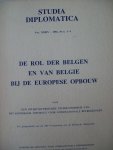  - "De Rol der Belgen en van België bij de Europese opbouw"