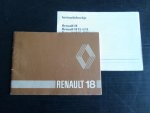  - Instructieboekje Renault 18 + aanvulling