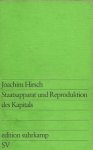 Hirsch, Joachim - Staatsapparat und Reproduktion des Kapitals