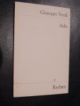 Verdi, Guiseppe - Aida, Oper in vier Aufzügen,  Vollständiges buch.(nur Text),neu herausgegeben.....