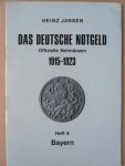 Jansen, Heinz - Das Deutsche Notgeld  Offizielle Notmünzen  1915-1923  Heft 4 Bayern