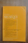 Redactie - ARS AEQUI XVIII (1969), Juridisch studentenblad