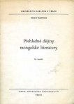Sandza, Dz - Prehledne dejiny mongolske literatury