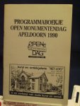 Kroon, W. - Programmaboekje open Monumentendag Apeldoorn 1990