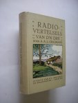 Graumans, A.A.L. / Moerkerk, H. decoratie voorkant - Radio-vertelsels van d'n Dre  (Brabants - bundeling KRO voordrachten 'Brabantsche Brieven -12 vertelsels)