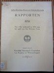Koninklijk Bataviaasch Genootschap van Kunsten en Wetenschappen. - No. 1 Het onderzoek in 1938 naar het graf van Jan Pieterszn. Coen - Rapporten 1938