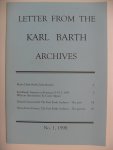 Barth Marie Claire intro - Letter from the Karl Barth Archives