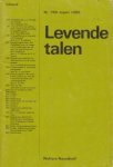 Slagter, P.J. (redactie-secretaris) - Levende talen, nummer 350, maart 1980