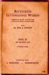 Gielen, Dr. Jos J. - Belangrijke Letterkundige Werken, leidraad bij de studie der Nederlandse literatuur, deel III, De nieuwe tijd
