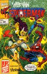 Junior Press - Web van Spiderman 084, De Messen Zijn Geslepen, geniete softcover, gave staat