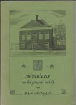 Mikkers, J.C.M. - Inventaris van het Gemeente-Archief van Den Dungen 1652-1939.