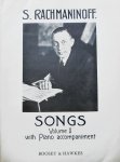 Rachmaninoff, S. - Songs with Piano accompaniment Volume II