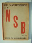 graaf d 'ansembourg - de vastenbrief en de NSB