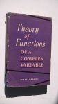 Narayan Shanti - Theory of Functions of a Complex Variable