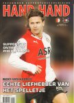 Diverse auteurs - HAND IN HAND nr. 04  , december 2010 , seizoen 2010-2011 ,  Jaargang 34 , Uitgave van Feyenoord Supportersvereniging met o.a.  RICKY VAN HAAREN/MIKE OBIKU/PIM BLOKLAND/MARIO BEEN , softcover , goede staat