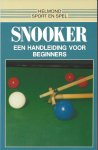 A.C.A. Lemmers - SNOOKER    Een handleiding voor beginners spel, spelregels en techniek