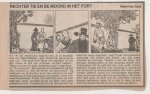  - rechter Tie knipsel-verhaal 8 Algemeen Dagblad jaren '80