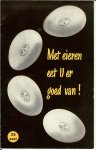 In samenwerking met het voorlichtingsbureau van de Voedingsraad, Den Haag - Met eieren eet U er goed van .. Recepten voor 4 personen