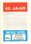 Boer, M. de (eindredactie) - 40 Jaar IJsbreker Walvis, 36 pag. kleine, geniete softcover, goede staat