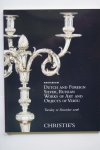 Christie's - Dutch and Foreign silver, Russian Works of Art and Objects of Vertu