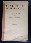 Vliet, Pieter G. van de Vliet, Hendrik Frederik Jan Westerveld - Statistiek voor de H.B.S.  A