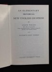 Wright, Joseph     Wright, Elizabeth Mary - An elementary historical New English Grammar