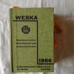 diverse auteurs - Weska 1966. Westdeutscher Schiffahrts- und Hafenkalender