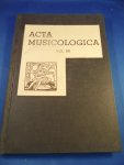  - acta musicologica vol. 20