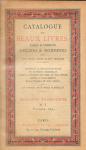 P. Rouquette et Fils, Libraires - Catalogue de beaux livres: Bulletin Trimestriel 1891-1892
